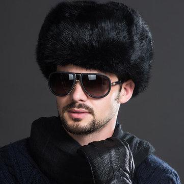 Chapeau de fourrure d'hiver