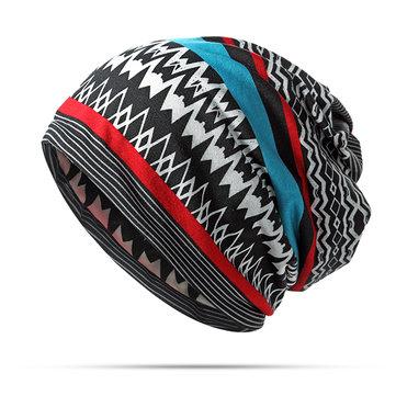 Bonnet élastique de style ethnique