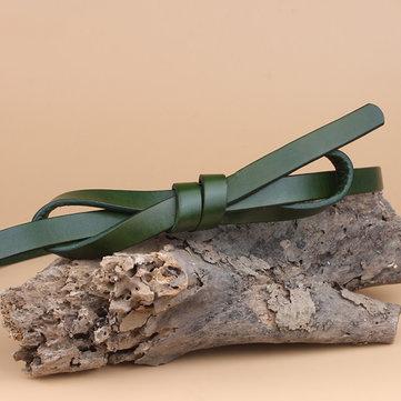 Nœud papillon première couche de ceinture en peau de vache