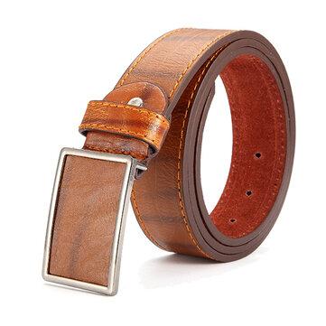 Ceinture de boucle de glissière de comprimé d'alliage de loisirs de ceinture de vogue de ceinture en cuir de vogue d'affaires de 115CM