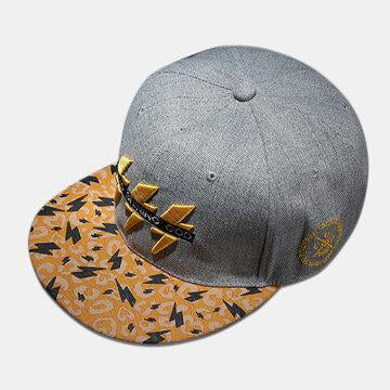 Casquette de baseball brodée Summer Street Dance Wild Flat-edge Hat Mens Caps