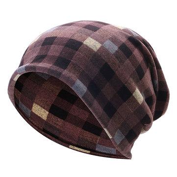 Chapeau tricoté de chapeau de tricot de Skullies de grille Chapeau tricoté de chapeau de coton