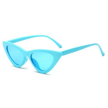 Lunettes de chat rétro personnalité multicolores mignonnes lunettes de soleil