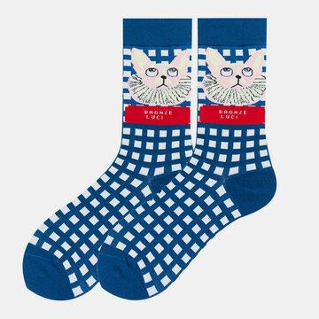 Personnalité japonaise Illustration créative Chaussettes en coton