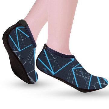 Chaussures multicolores de plongée anti-dérapantes à séchage rapide