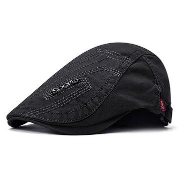Casquette de béret en coton à broder