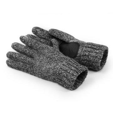 Gants demi-doigts en épaississement de laine