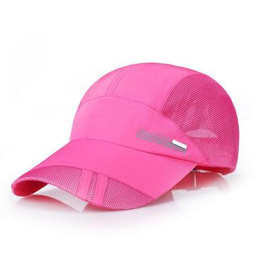 Chapeau de Baseball Respirant Mince à Serage Rapide en Maillage Extérieur à l'Abri du Soleil