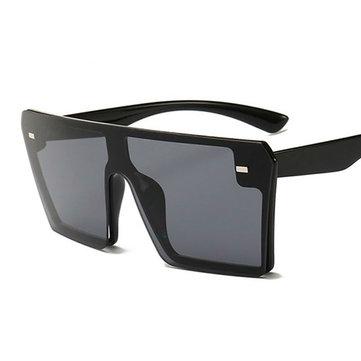 Big Box Color Mercury Retro Personality Lunettes de soleil
