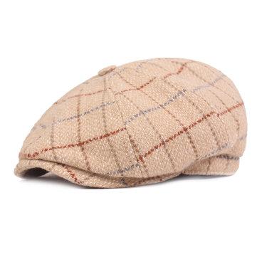 Béret vintage casquettes chapeau de bonhomme de neige chapeau octogone