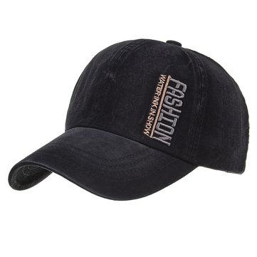 Bonnet en coton lavé avec casquette pare-soleil pour broderie respirante