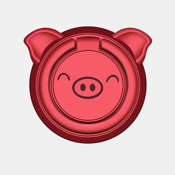 Porte-bague magnétique en forme de cochon en acier inoxydable