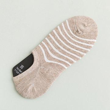 Chaussettes invisibles à rayures