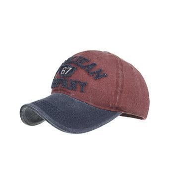 Nouvelle casquette de baseball brodée en lettres, chapeau de soleil lavé et usagé