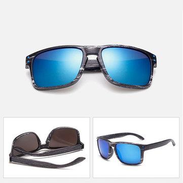 Lunettes de Soleil Rétro Décontractées à Résistance au Vant Anti-UV pour Extérieur Sport