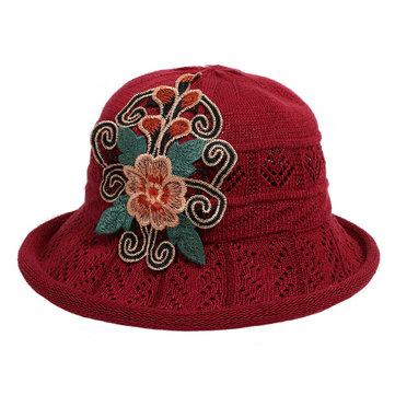 Chapeau de soleil de style ethnique lin lin
