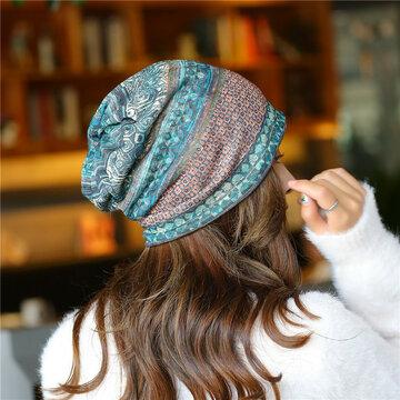 Casquette de chimio respirante Capuchon de confinement imprimé Turban Outdoor Cap