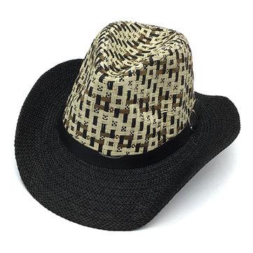 Casquette jazz respirant paille