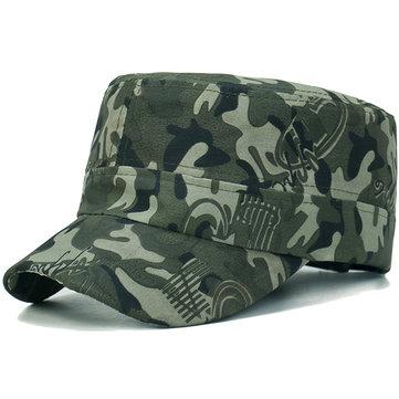 Camouflage coton casquette plate
