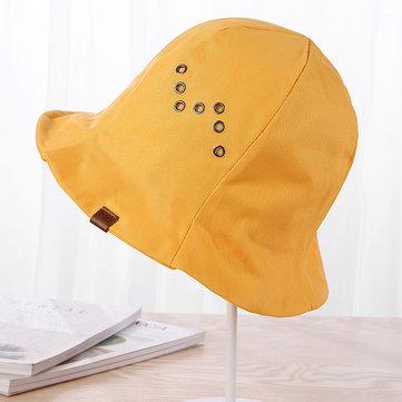 Foldable Wide Brim Umbrella Bucket Cap for Women