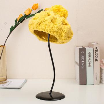 Bonnet tricoté béret dame chaud bonnet épais