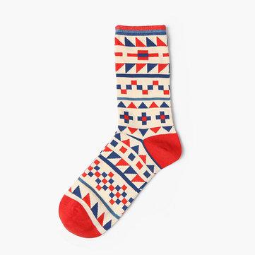 Chaussettes unisex en coton de style britannique