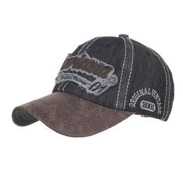 Casquette de baseball brodée américaine en coton lavé