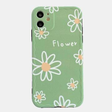 Petite caisse de téléphone portable de marguerite pour le cas de silicone Soft d'Iphone
