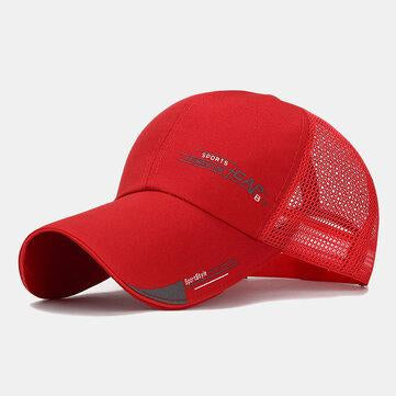 Casquettes de baseball à écran solaire d'été à longs bords