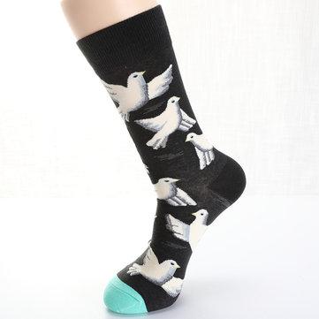 Chaussettes en coton à motif