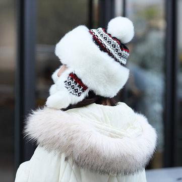 Bonnet de ski froid en laine russe