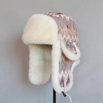 Chapeau de trappeur de chapeau d'hiver russe