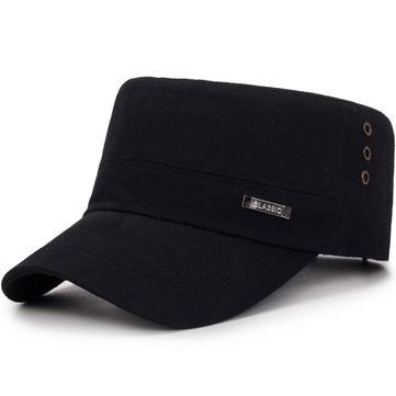 Casquette plate en coton décontracté