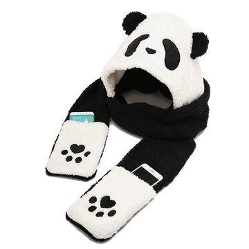 Ensemble de gants d'hiver pour écharpe chaude