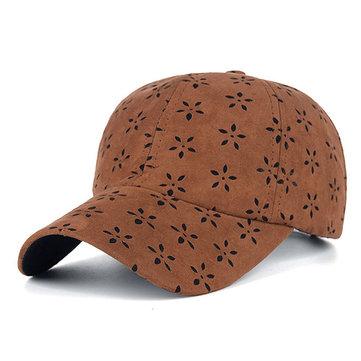 Chapeau de baseball respirant en tissu suédé