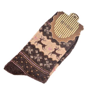 Chaussettes de Noël Santa Chaussettes de Noël Elk