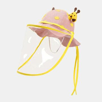 Bonnet de pêcheur anti-poussière pour pare-brise pour enfants