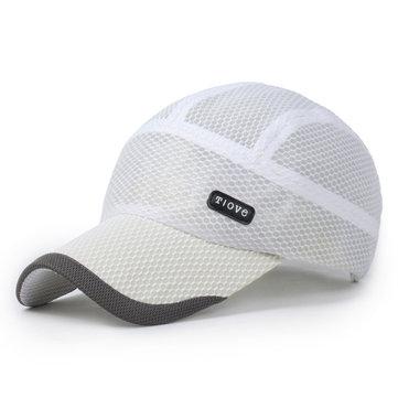 Casquette de baseball en maille à séchage rapide