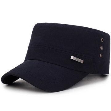 Casquette plate en coton décontracté