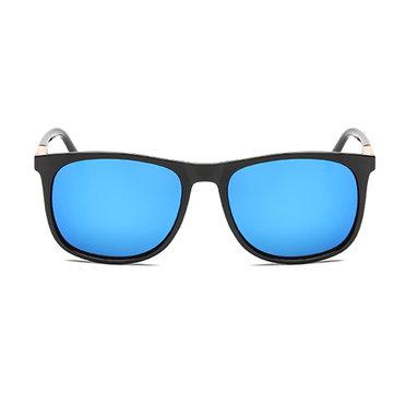 Lunettes de soleil solides multicolores rétro tendance Lunettes de soleil carrées