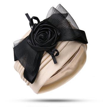 Bonnet en foulard avec foulard