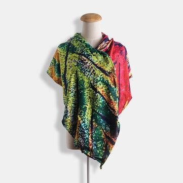 Coton imprimé Colorful Vintage Ethnic Scarf