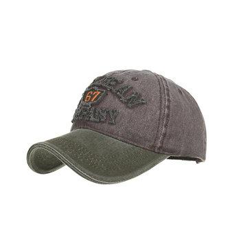 Nouvelle casquette de baseball brodée en lettres, chapeau de soleil lavé et usagé