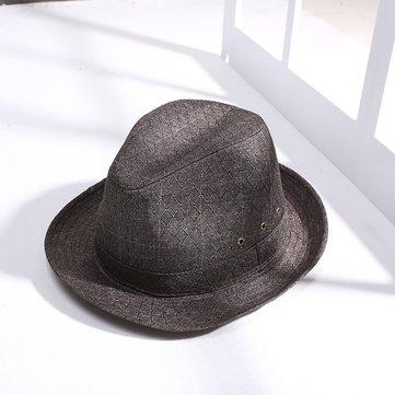 Casquette Jazz Vintage en Coton et Lin