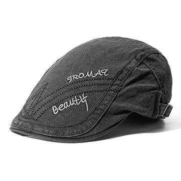 Chapeau de voyage en bonnet en coton à rayures d'automne Sunshade