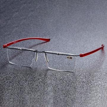 Lunettes de lecture sans cadre, métal HD