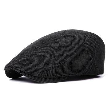 Béret en coton unisexe couleur unie