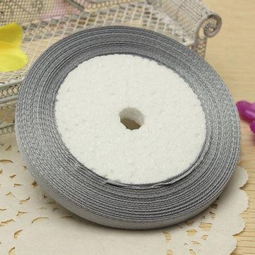 6mm 25 Mètres Reel Grosgrain Ruban De Mariage Anniversaire Décoration Cadeau De Bonbons Boîte