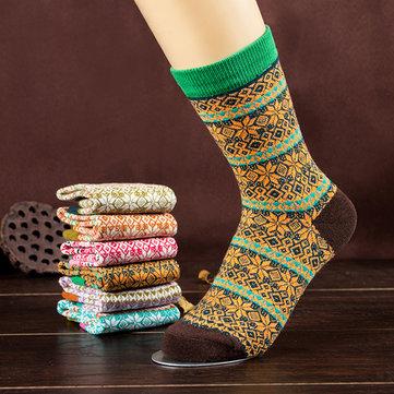 Women Cotton Multicolor Design Cotton Socks Harajuku Hosiery Style Elastic Stockings