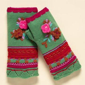 Gants en tricot décontractés